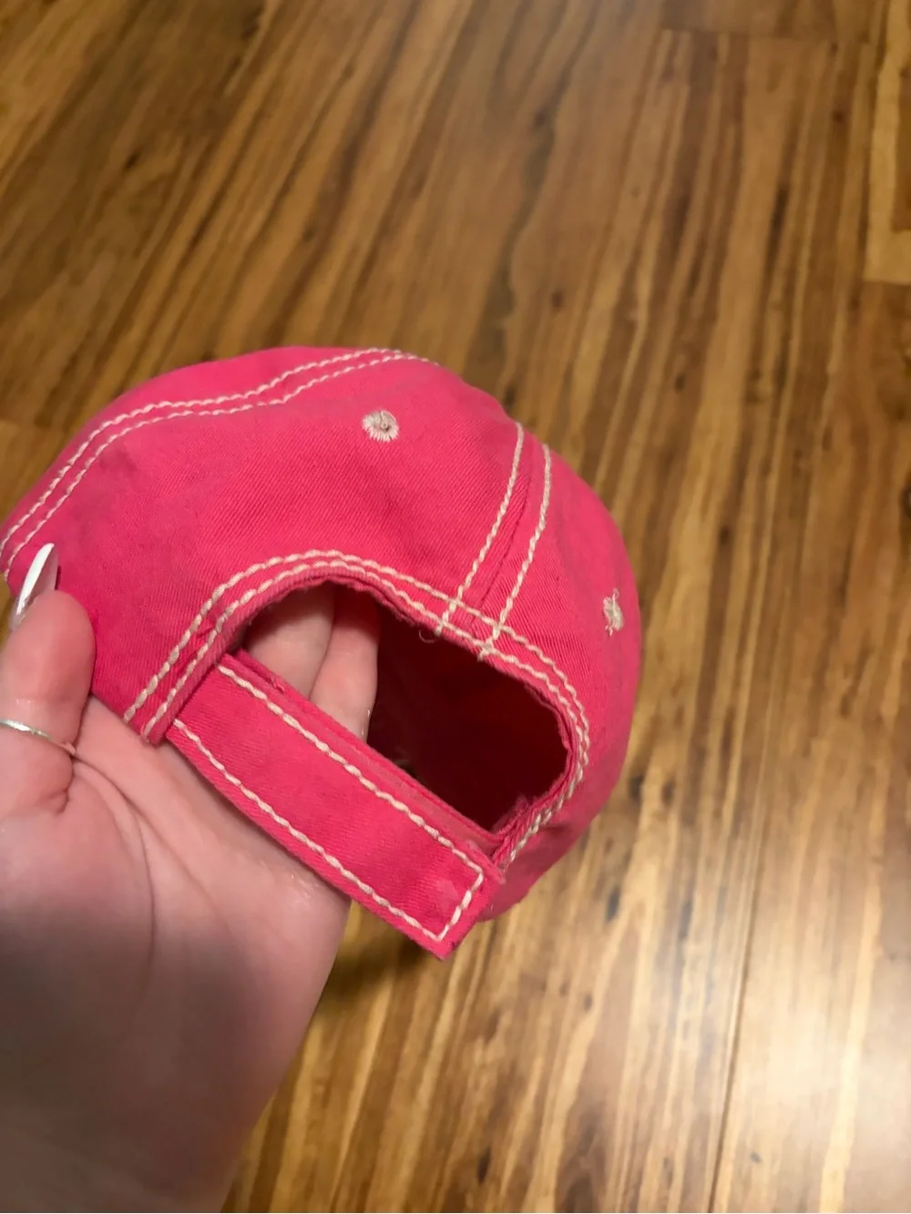 Y2K Pink Oklahoma Sooners Pink Baseball Cap Embroidered Adjustable Hat